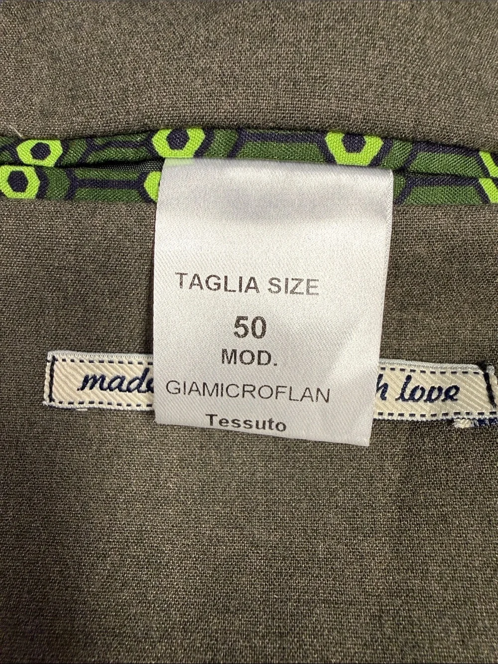 FeFe Napoli Men's Olive Sport Coat with Notch Lapel